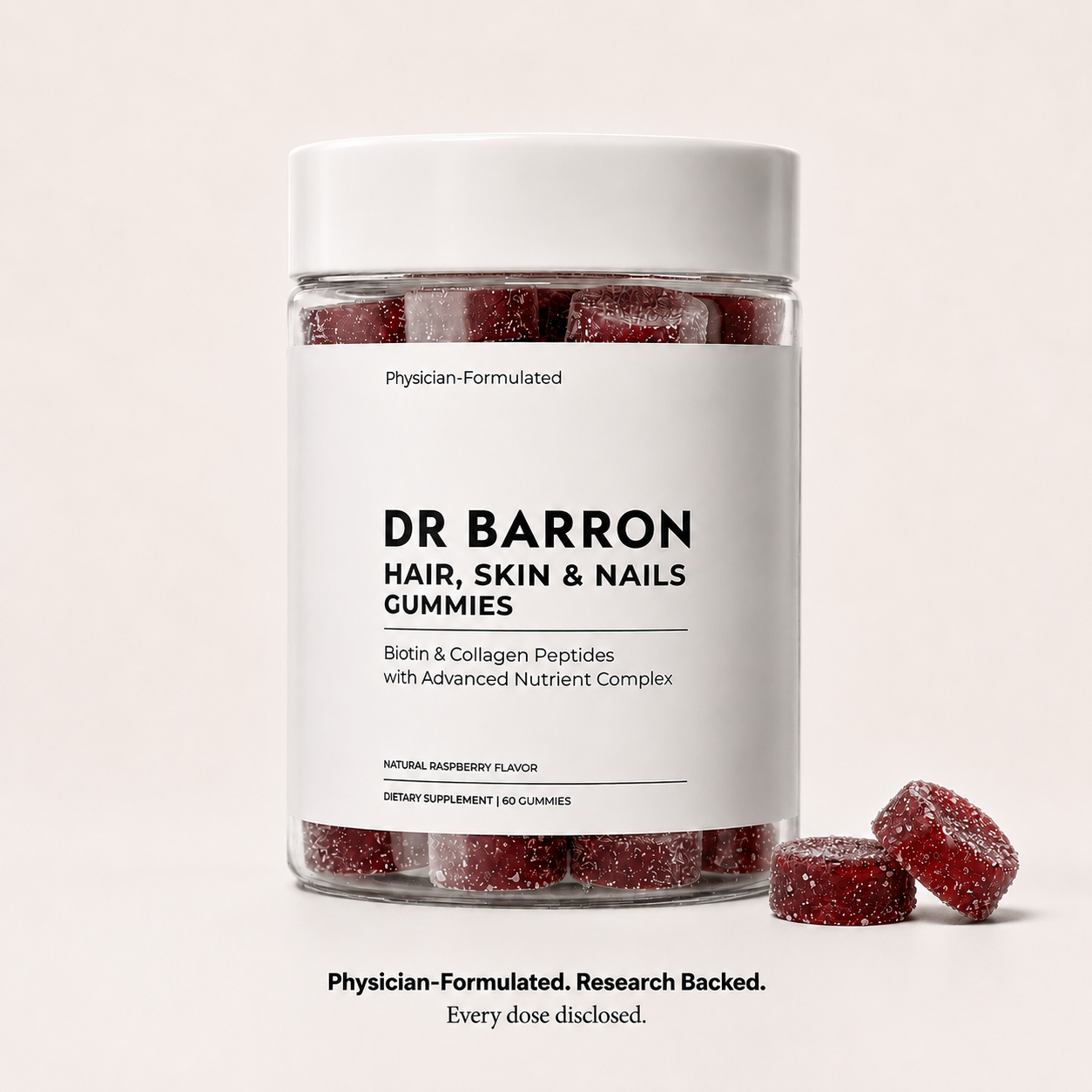 DR BARRON Hair, Skin & Nails Gummies