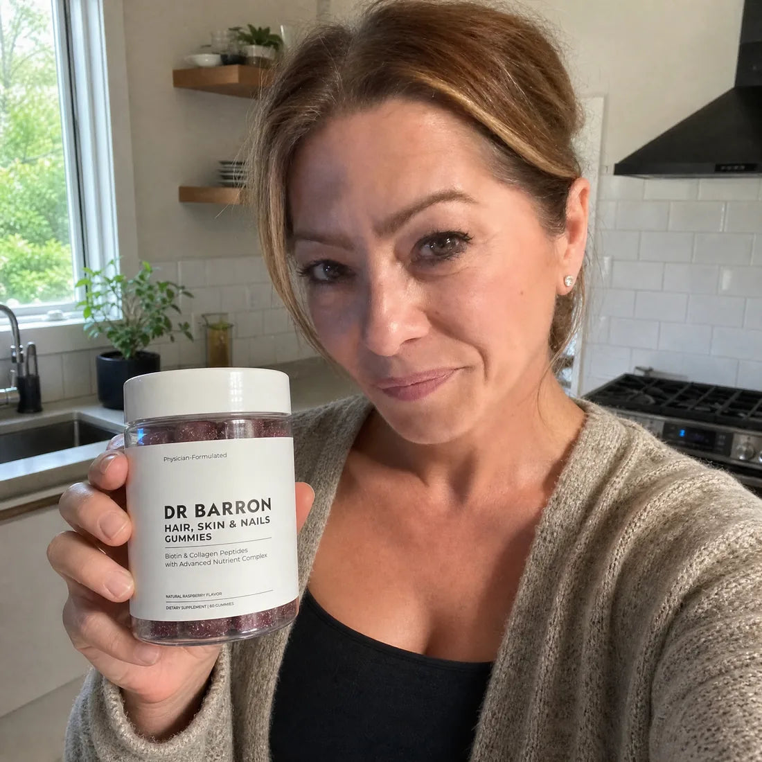A real DR BARRON customer with her results