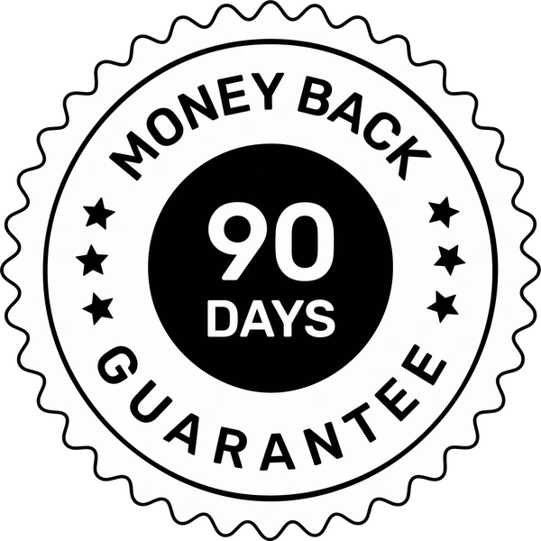 90-day money-back guarantee